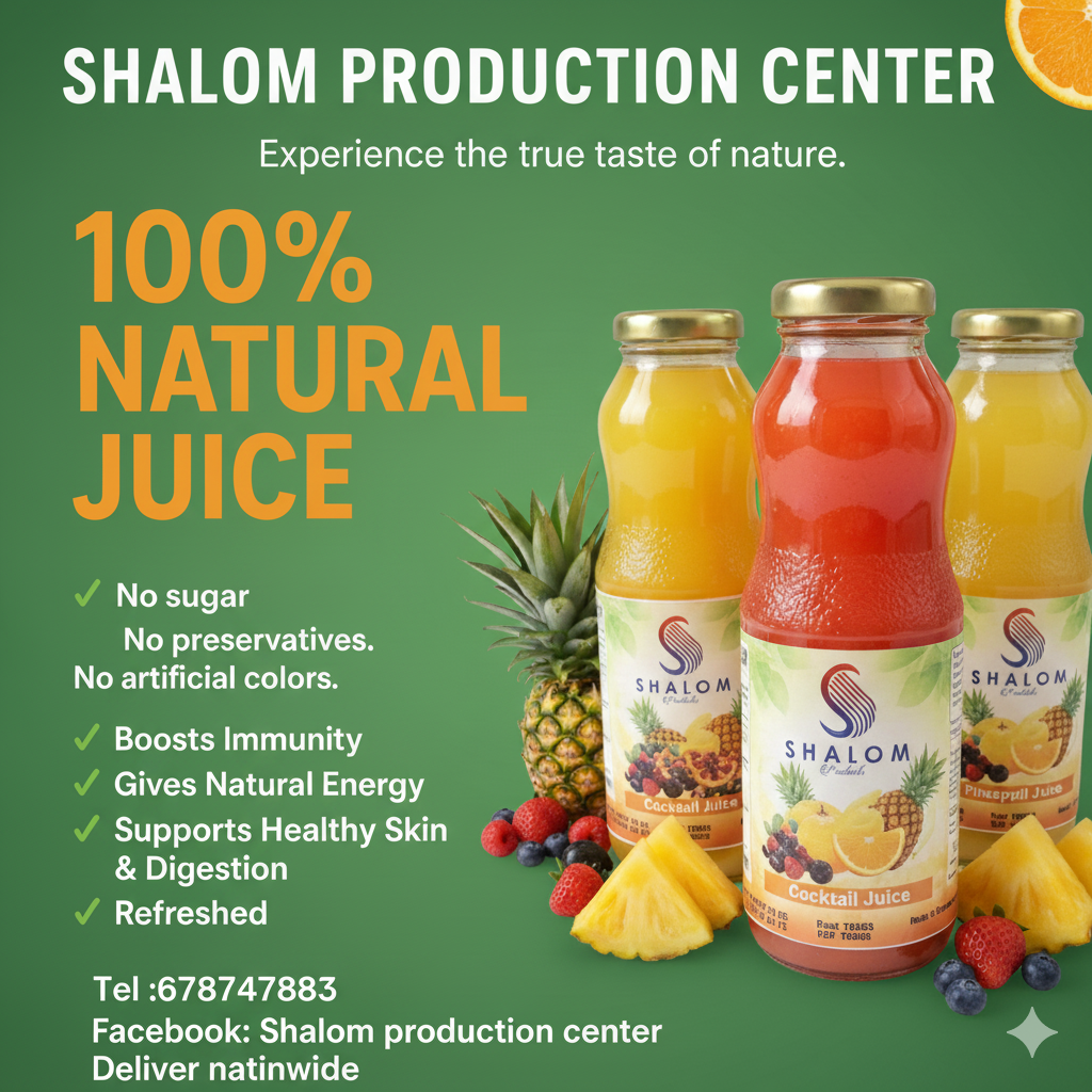 100% natural juice