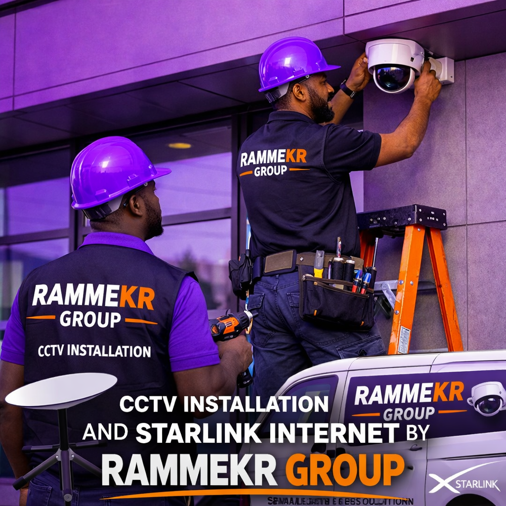 Cctv cameras and Starlink Internet