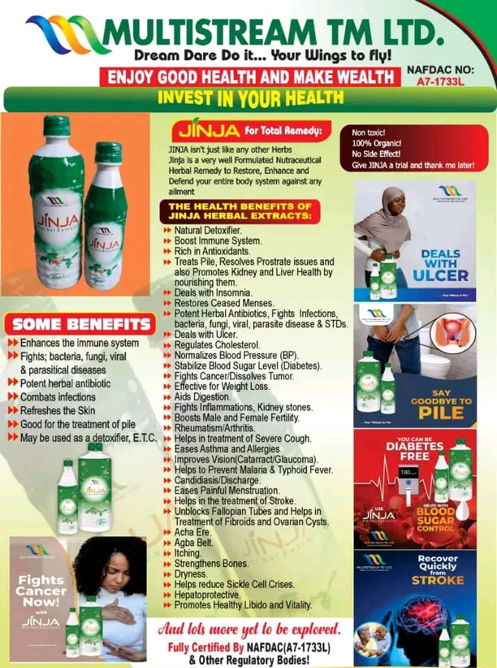 Jinja herbal extract drinks