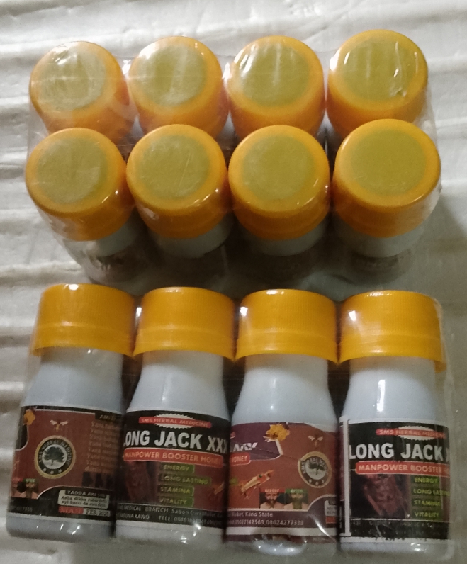 Longjack XXXL Manpower Booster Honey for Penis Enlargement -8bottles